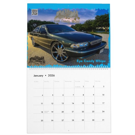 Calendrier Caprice classique & Boîte Impala Bulle & Donk Car (Jan 2026)