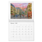 Calendrier captivant des rues de Paris (Feb 2027)