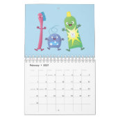 Calendrier Caricature des appareils, outils et instruments (Feb 2027)