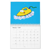 Calendrier Caricature des appareils, outils et instruments (Feb 2027)