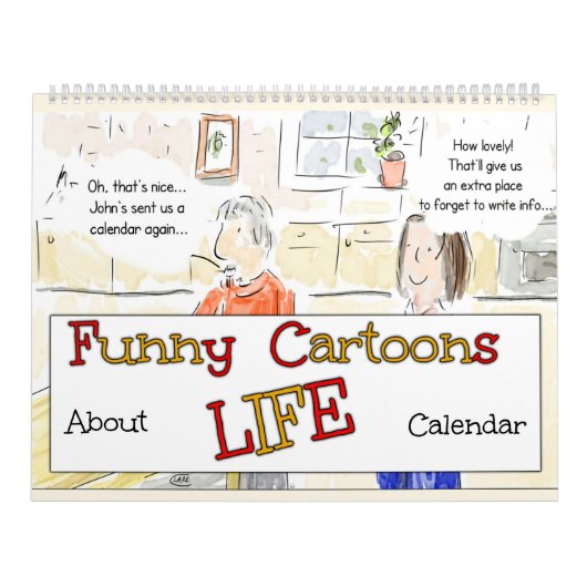 Calendrier Caricatures amusantes sur la vie (Protection)