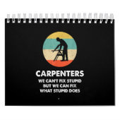 Calendrier Carpenter Funny Carpenter (Protection)