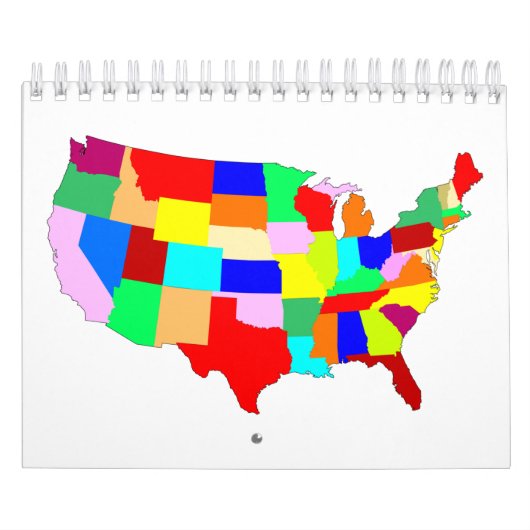 Calendrier Carte de Patchwork USA (Protection)