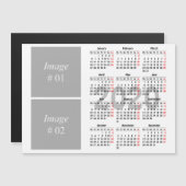 Calendrier Carte magnétique 2020 (Devant / Derrière)