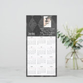 Calendrier Carte photo personnalisé (Debout devant)