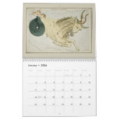 Calendrier Cartes astronomiques antiques du Zodiaque par Sidn (Jan 2026)
