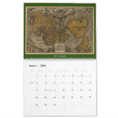 Calendrier Cartes du monde antique (Mar 2026)