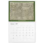Calendrier Cartes du monde antique (Feb 2027)