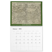 Calendrier Cartes du monde antique (Feb 2026)