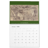 Calendrier Cartes du monde antique (Jan 2026)