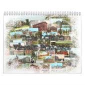 Calendrier Cartes postales de cru d'université de touffes (Protection)