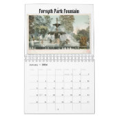 Calendrier Cartes postales vintages de Savannah Géorgie (Jan 2026)