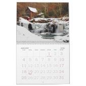 Calendrier Cascades appalachiennes (Jan 2026)