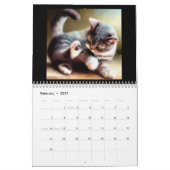 Calendrier Cat américain shorthair (Feb 2027)