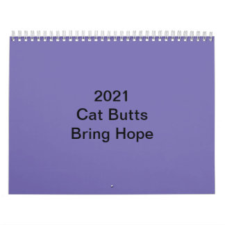 Calendrier Cat Butt 2021