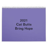 Calendrier Cat Butt 2021 (Protection)