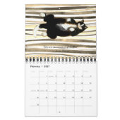 Calendrier cat calendar 2026 (Feb 2027)