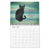 Calendrier cat calendar 2026 (Mar 2027)