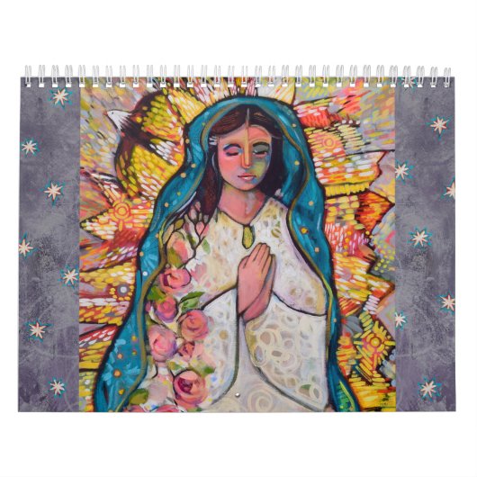 Calendrier Catholic Folk Art Calendar by Jen Norton (Protection)
