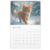 Calendrier Cats mois amoureux des chats chaton fou (Jan 2026)