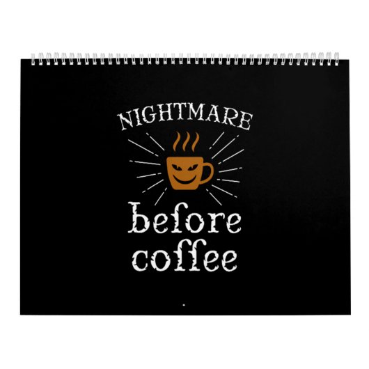 Calendrier cauchemar avant le café (Protection)