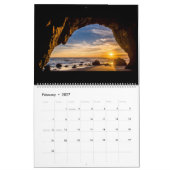 Calendrier Cavernes épiques de mer de Malibu : Beaux-arts (Feb 2027)