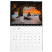 Calendrier Cavernes épiques de mer de Malibu : Beaux-arts (Mar 2027)