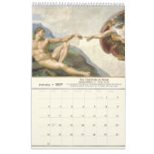 Calendrier Célèbres chefs-d'oeuvre d'art de tout le temps (Jan 2027)