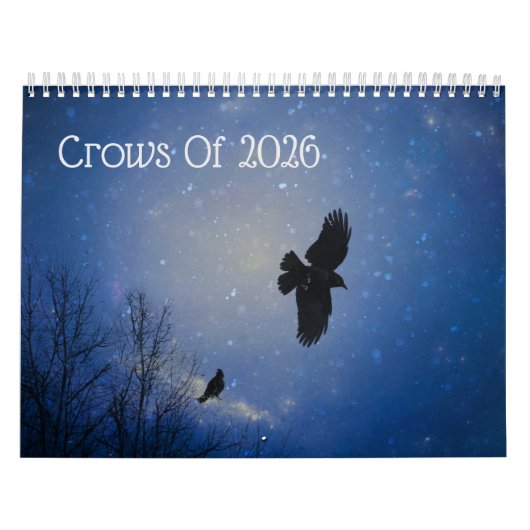 Calendrier Celestial Crows 2026 Calendar (Protection)