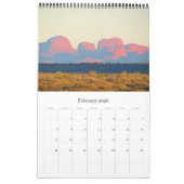 Calendrier centre rouge australie 2025 (Feb 2026)