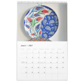 Calendrier Céramique turque de 12 mois (Mar 2027)