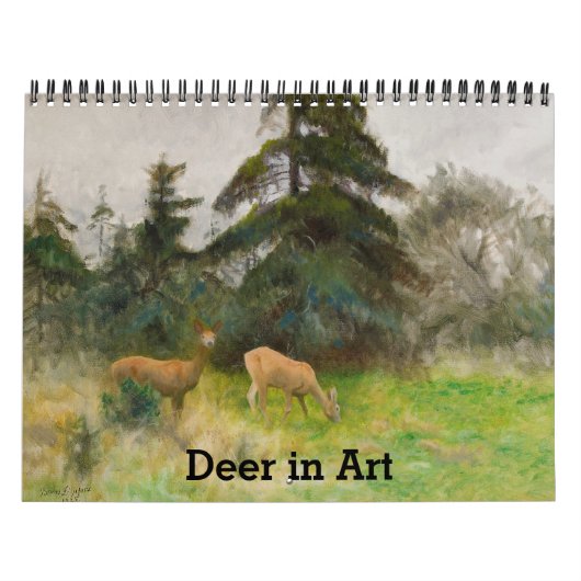 Calendrier Cerf en art (Protection)