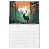 Calendrier Cerfs de la Forêt 2025 (Jan 2027)
