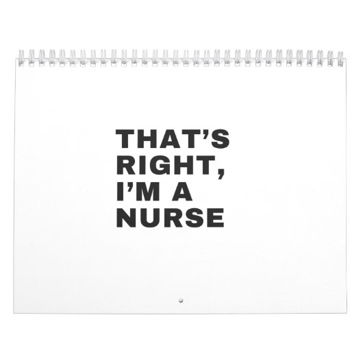 CALENDRIER C'EST BIEN JE SUIS UNE INFIRMIÈRE (Protection)