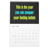 Calendrier "C'est l'année..." Citations d'Encouragement (Mar 2027)