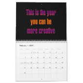 Calendrier "C'est l'année..." Citations d'Encouragement (Feb 2027)