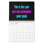 Calendrier "C'est l'année..." Citations d'encouragement (Jan 2027)