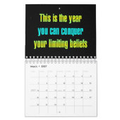 Calendrier "C'est l'année..." Citations d'encouragement (Mar 2027)