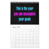Calendrier "C'est l'année..." Citations d'encouragement (Jan 2027)