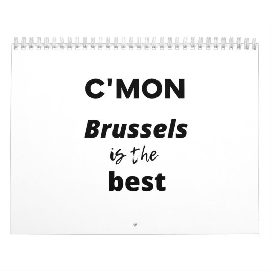 Calendrier c'est le meilleur Bruxelles (Protection)