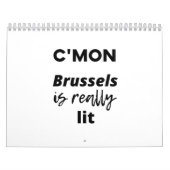 Calendrier c'est mon Bruxelles est vraiment éclairé (Protection)