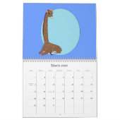 Calendrier C'est un zoo ! En grande partie girafes… (Mar 2026)