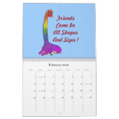 Calendrier C'est un zoo ! En grande partie girafes… (Feb 2026)