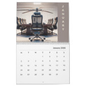 Calendrier Chaises volantes nigérianes (Art AI) (Jan 2026)