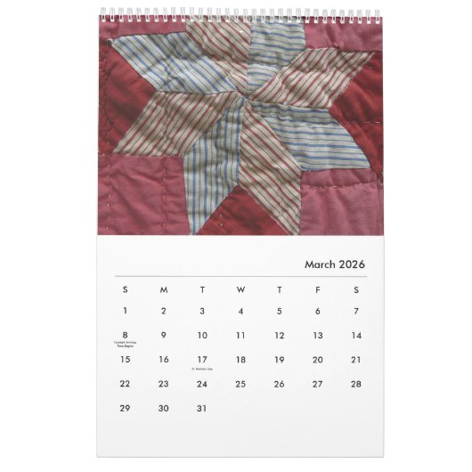 Calendrier Chaleur hivernale 2021 (Mar 2026)