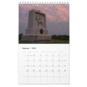 Calendrier Champ de bataille de Gettysburg (Feb 2026)