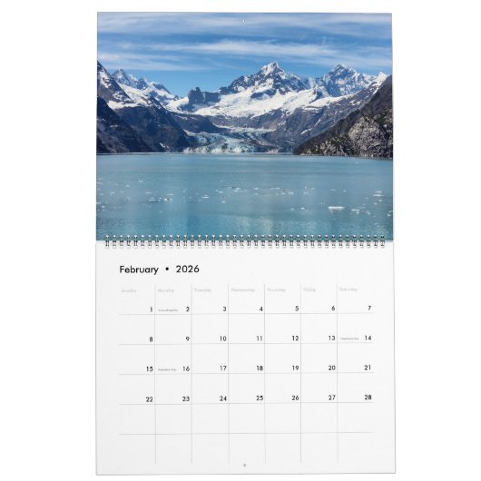 Calendrier Champagne Gold Modern Script Nom Photo (Feb 2026)