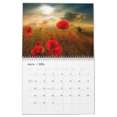 Calendrier Champs de fleurs (Mar 2026)