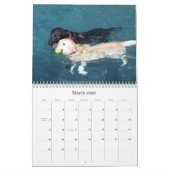 Calendrier chanceux 2012 de chien d'arrêt de (Mar 2026)