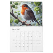 Calendrier Chant d'oiseaux tout au long de l'année (Mar 2027)
